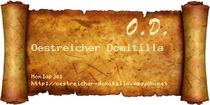 Oestreicher Domitilla névjegykártya